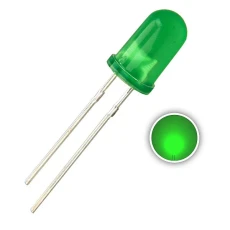 Green LED 5mm – Bright Indicator Light for Arduino & Electronics Projects - Bangladesh(BD)