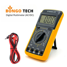 Digital Multimeter - Auto Power Off, Data Hold, High Precision (DT9205A, AC/DC) - Bangladesh
